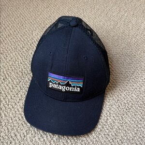 Patagonia Dark Blue Mesh Cap